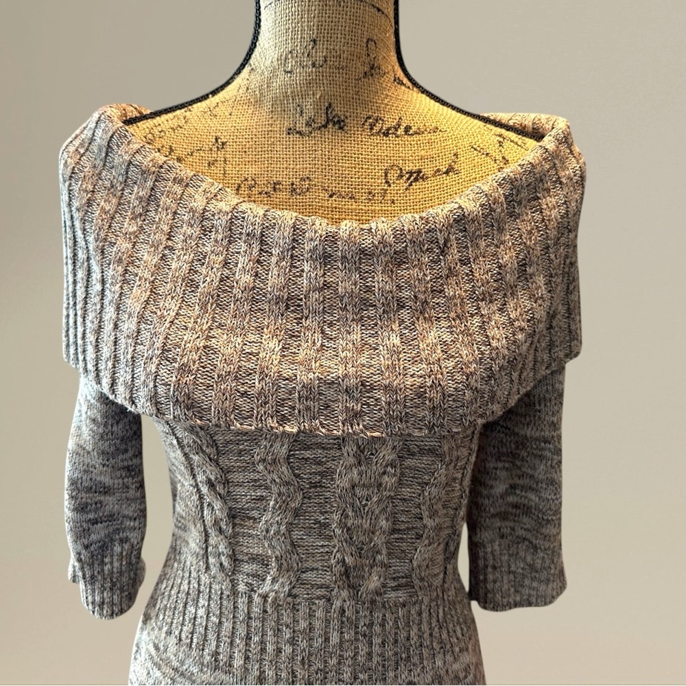 💥$6💥Denver Hayes Off Shoulder Sweater Dress #004 - Picture 5 of 16